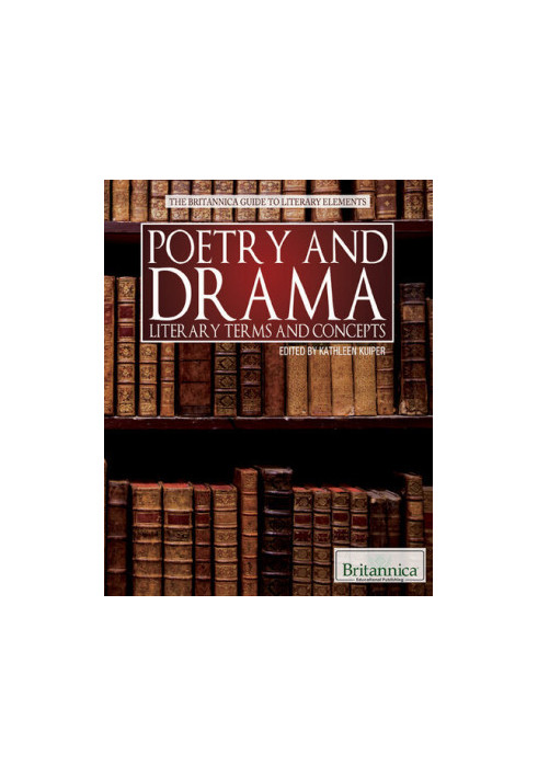Poetry and Drama: Literary Terms and Concepts