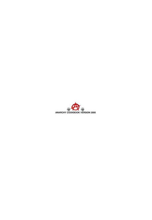 The Anarchist Cookbook