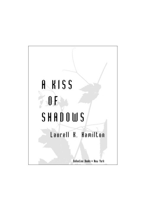 A Kiss of Shadows (Meredith Gentry, 01)
