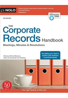 The Corporate Records Handbook: Meetings, Minutes & Resolutions, 9th Edition