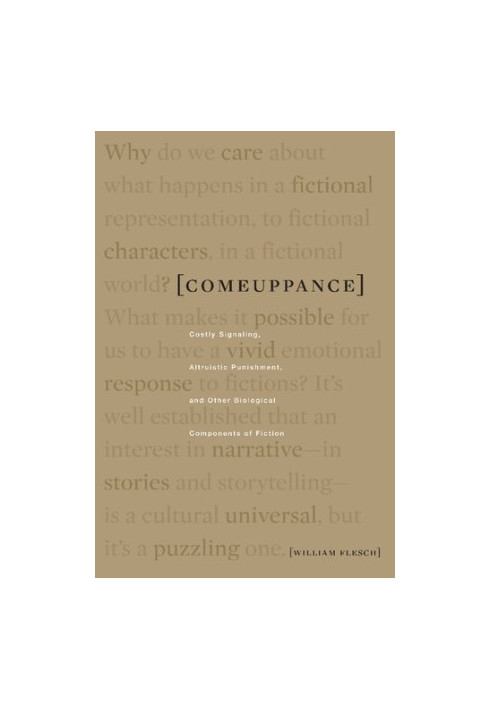 Comeuppance: Costly Signaling, Altruistic Punishment, and Other Biological Components of Fiction