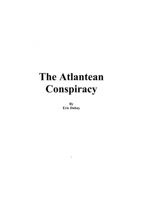 The Atlantean Conspiracy