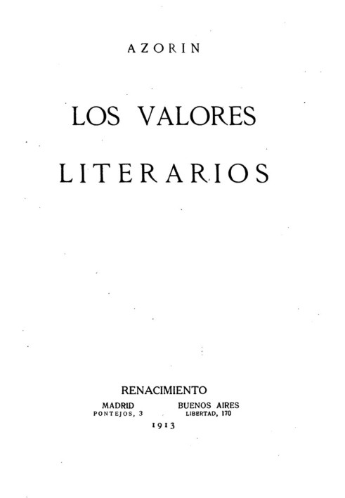 The literary values