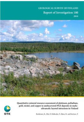Quantitative mineral resource assessment of platinum, palladium, gold, nickel, and copper in undiscovered PGE deposits in maf