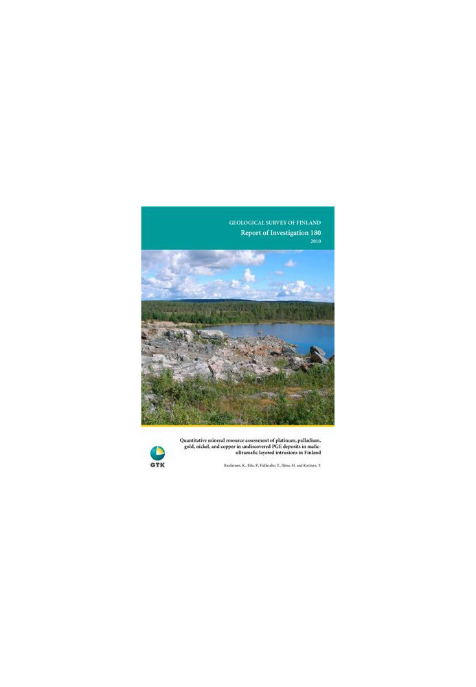 Quantitative mineral resource assessment of platinum, palladium, gold, nickel, and copper in undiscovered PGE deposits in maf