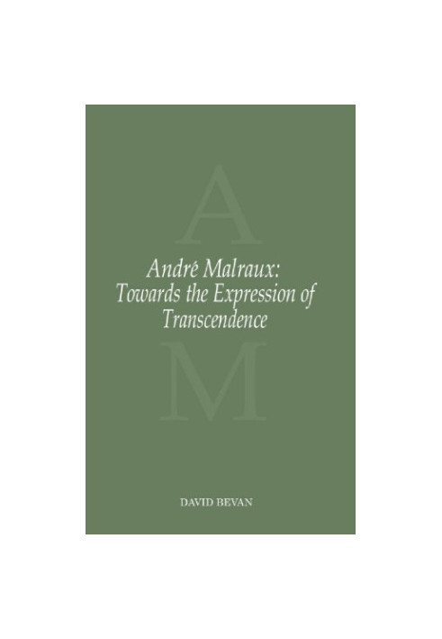 André Malraux : towards the expression of transcendence
