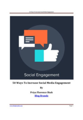 50 Ways To Increase Social Media Engagement