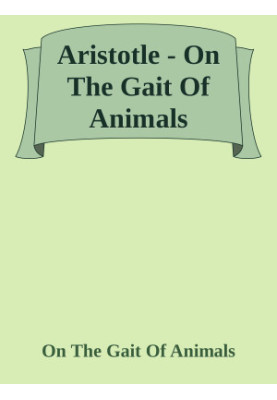 On The Gait Of Animals