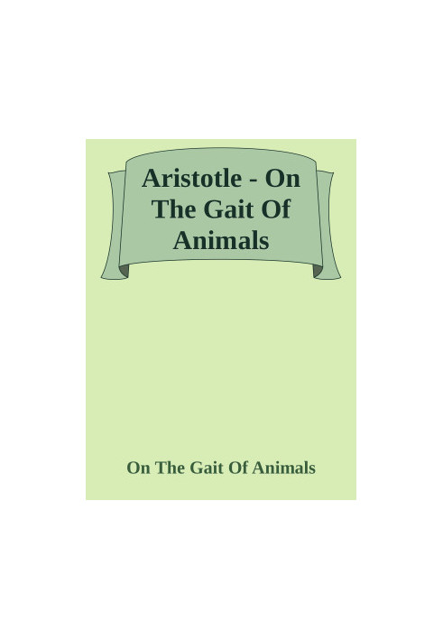 On The Gait Of Animals