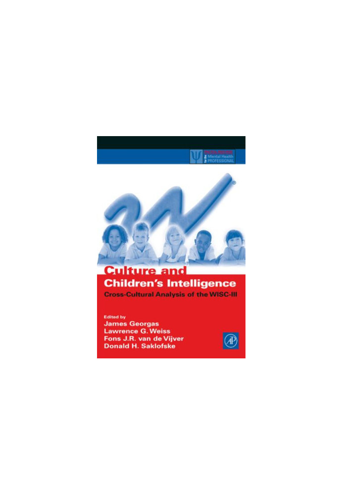 Culture and children's intelligence : cross-cultural analysis of the WISC-III