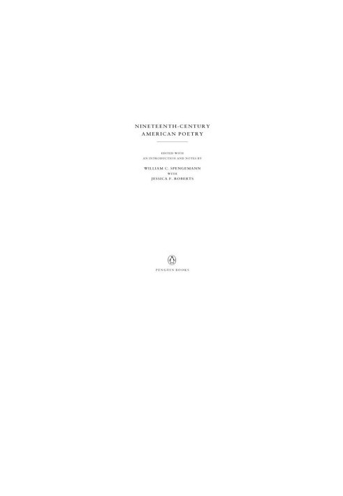 Nineteenth-Century American Poetry