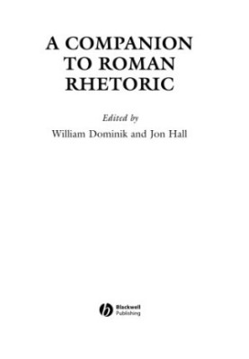 A companion to Roman rhetoric
