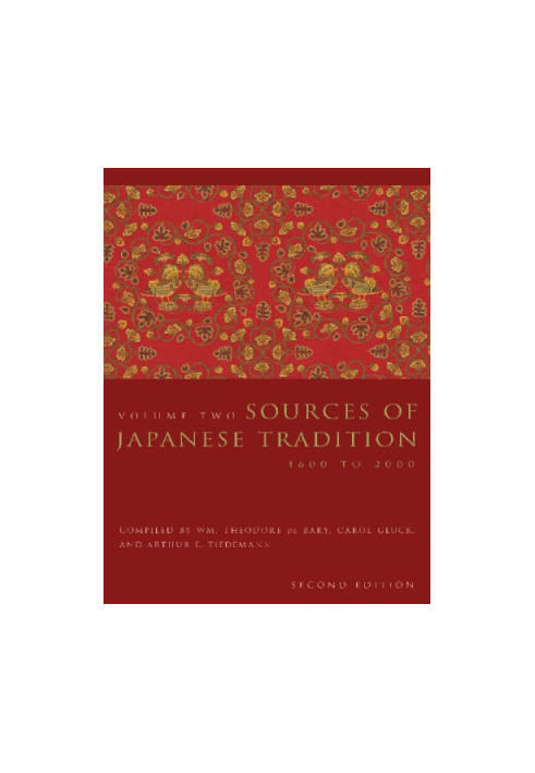Sources of Japanese Tradition