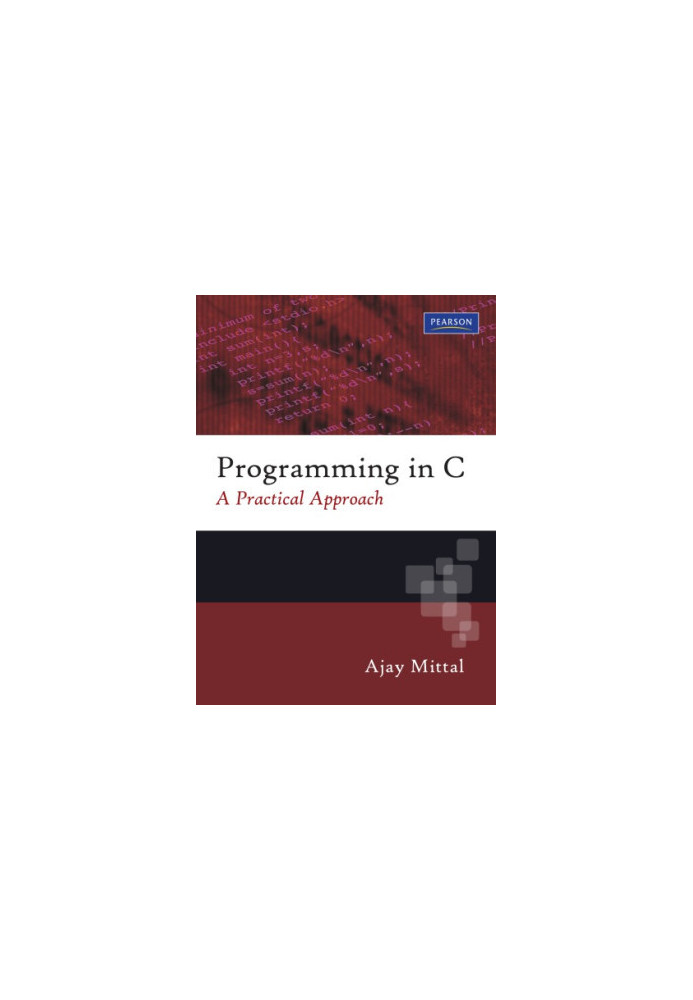 Programming in C: Cover title