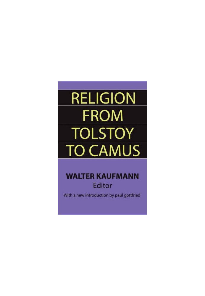 Religion from Tolstoy to Camus
