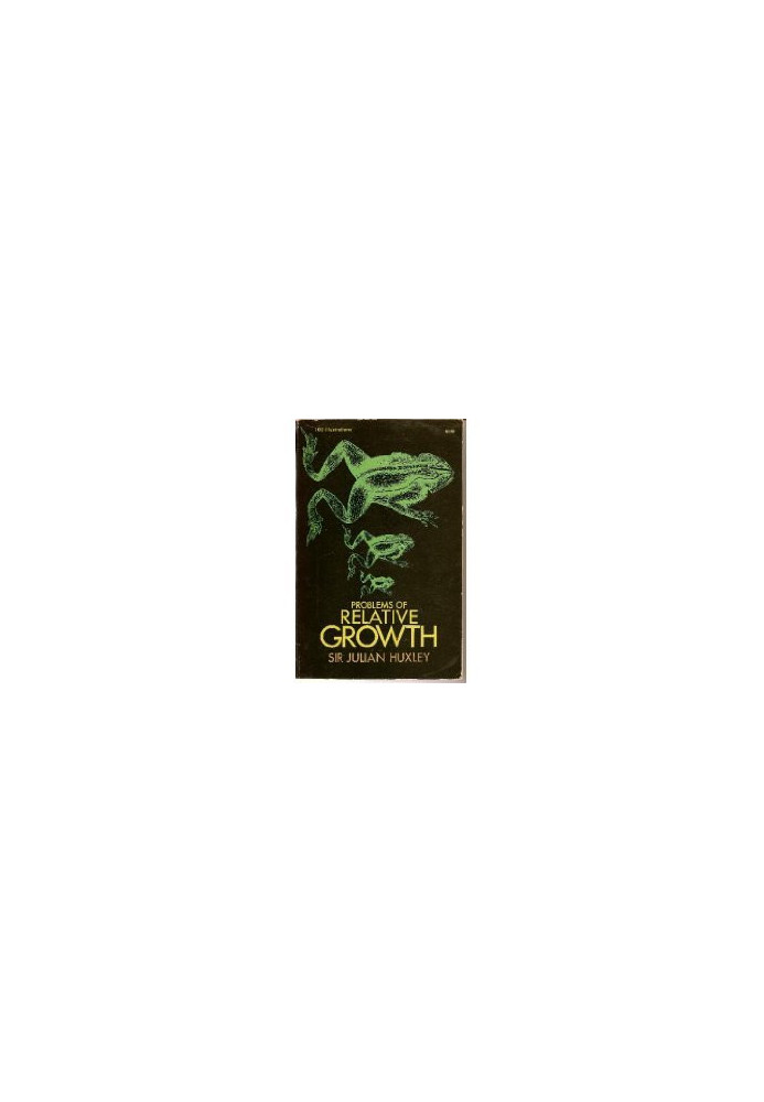 Problems of Relative Growth