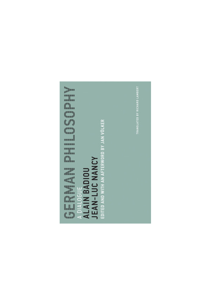 German Philosophy - A Dialogue