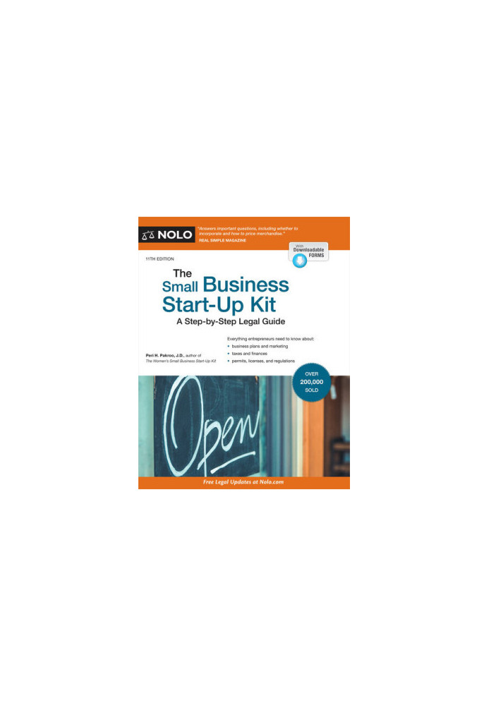 The Small Business Start-Up Kit: A Step-By-Step Legal Guide