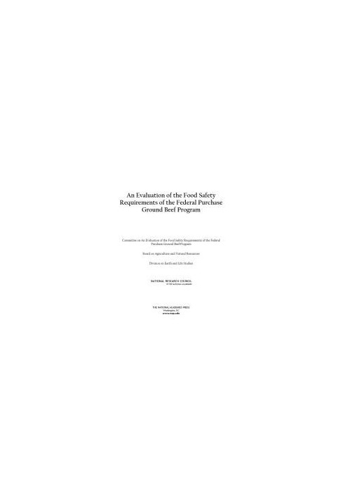 An Evaluation of the Food Safety Requirements of the Federal Purchase Ground Beef Program