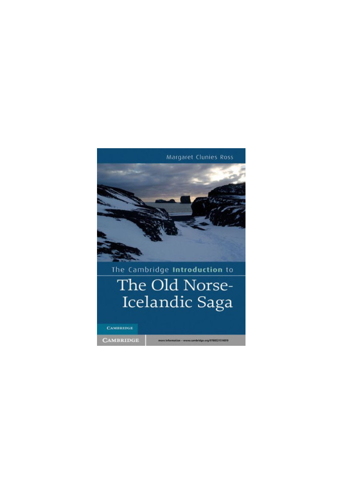 The Cambridge Introduction to the Old Norse-Icelandic Saga