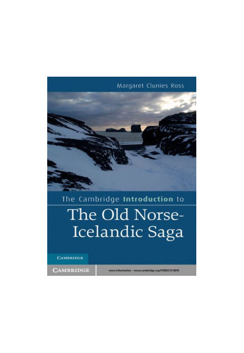 The Cambridge Introduction to the Old Norse-Icelandic Saga