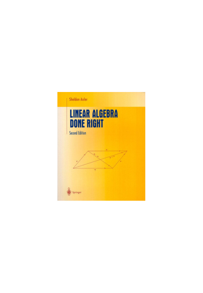 Linear Algebra Done Right, Second Edition