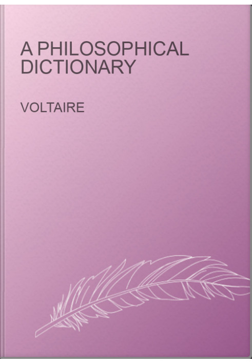 A Philosophical Dictionary
