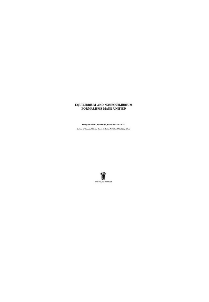 Equilibrium and nonequilibrium formalisms made unified
