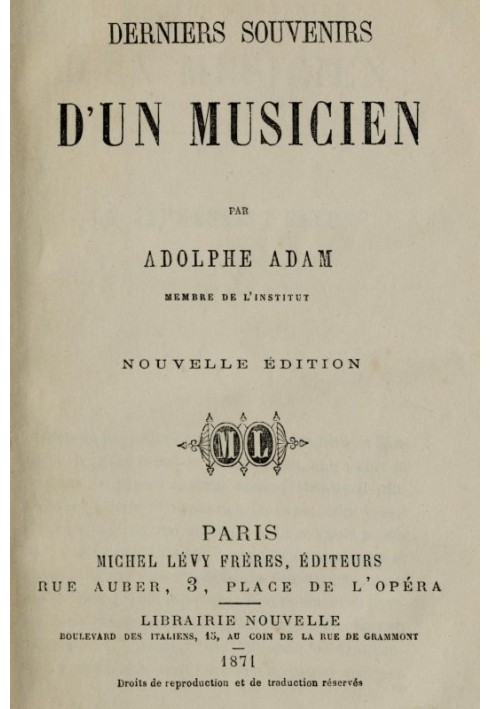 Last memories of a musician