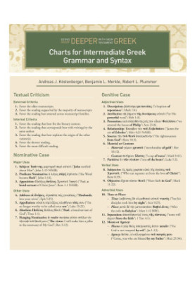 Charts for Intermediate Greek Grammar and Syntax (Going Deeper With New Testament Greek)
