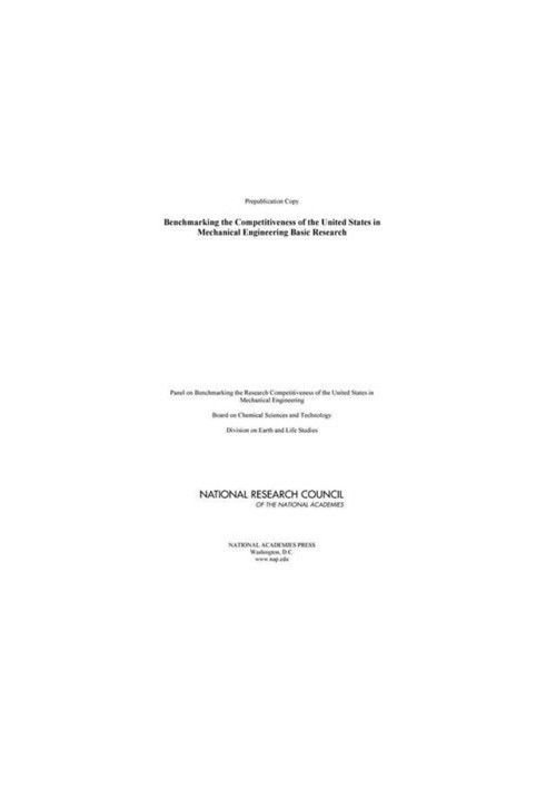 Benchmarking the Competitiveness of the United States in Mechanical Engineering Basic Research