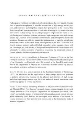 Cosmic Rays and Particle Physics