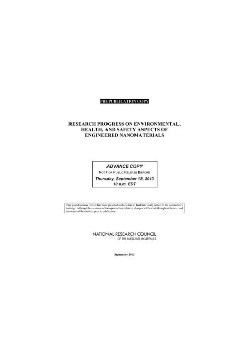Research Progress on Environmental, Health, and Safety Aspects of Engineered Nanomaterials