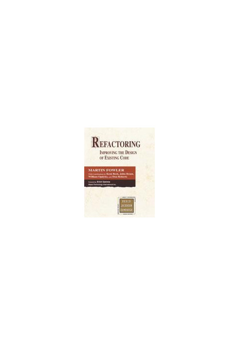 Refactoring: Improving the Design of Existing Code