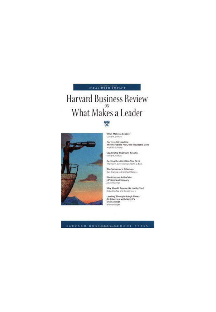 Harvard Business Review on What Makes a Leader