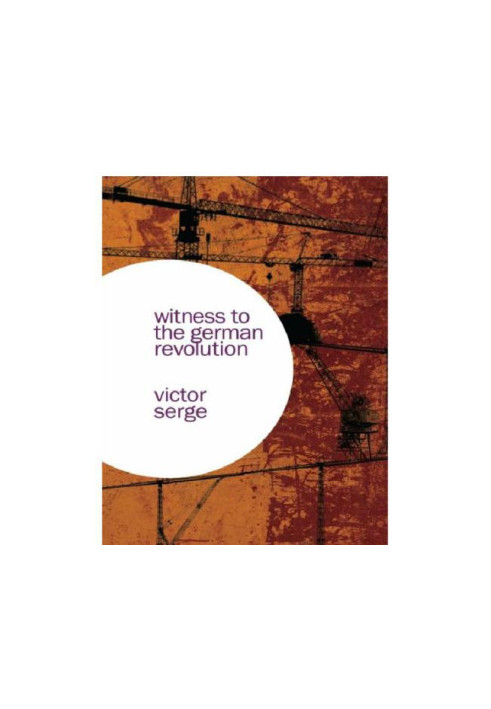 Witness to the German Revolution: writings from Germany, 1923