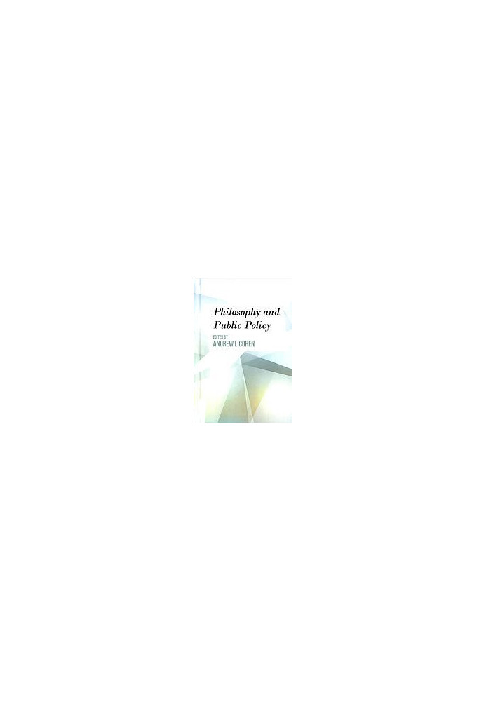 Philosophy and public policy
