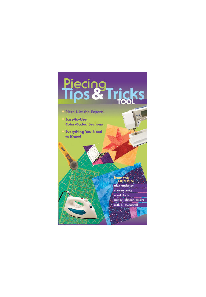Piecing Tips & Tricks Tool: Piece Like the Experts, Easy-to-Use Color-Coded Sections, Everything You Need to Know!