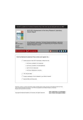 2013-2014 Assessment of the Army Research Laboratory: Interim Report