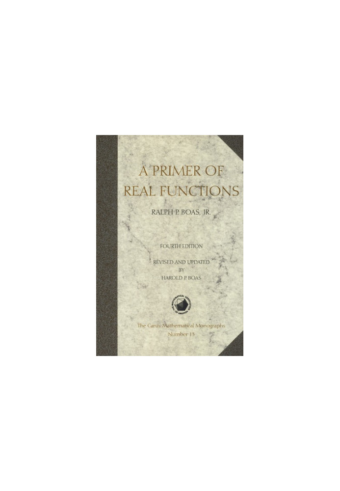 A Primer of Real Functions