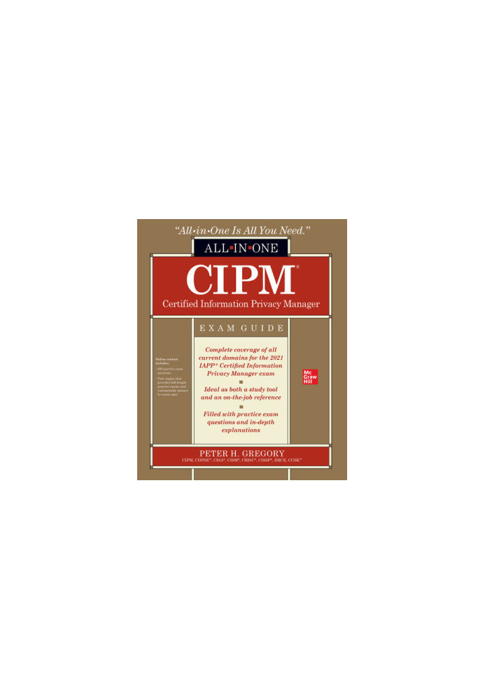 CIPM Certified Information Privacy Manager All-in-One Exam Guide