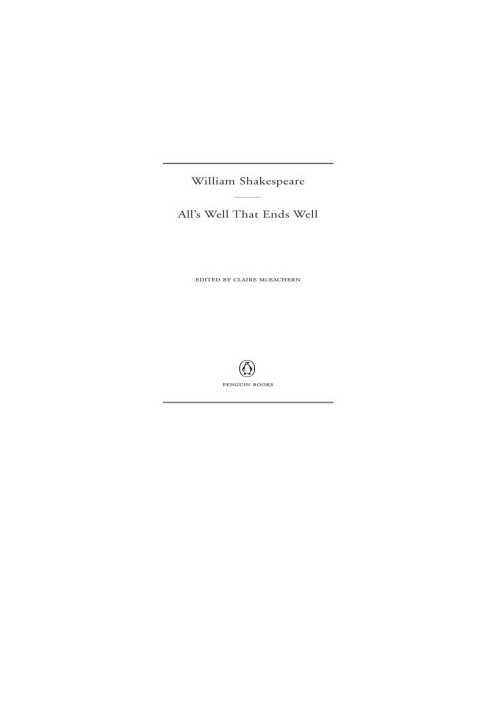 All's Well That Ends Well