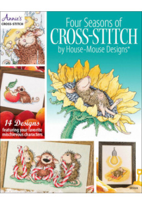 Four Seasons of House-Mouse Cross-Stitch 14 Designs Featuring Your Favorite Mischievous Characters
