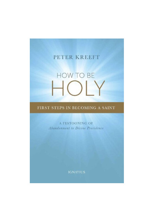 How to Be Holy: First Steps in Becoming a Saint