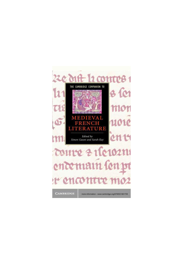 The Cambridge Companion to Medieval French Literature