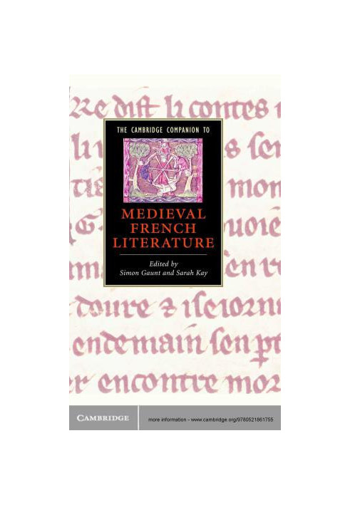 The Cambridge Companion to Medieval French Literature