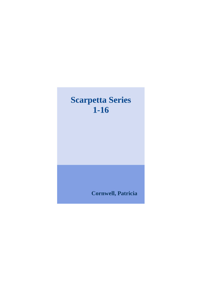 Scarpetta Series 1-16
