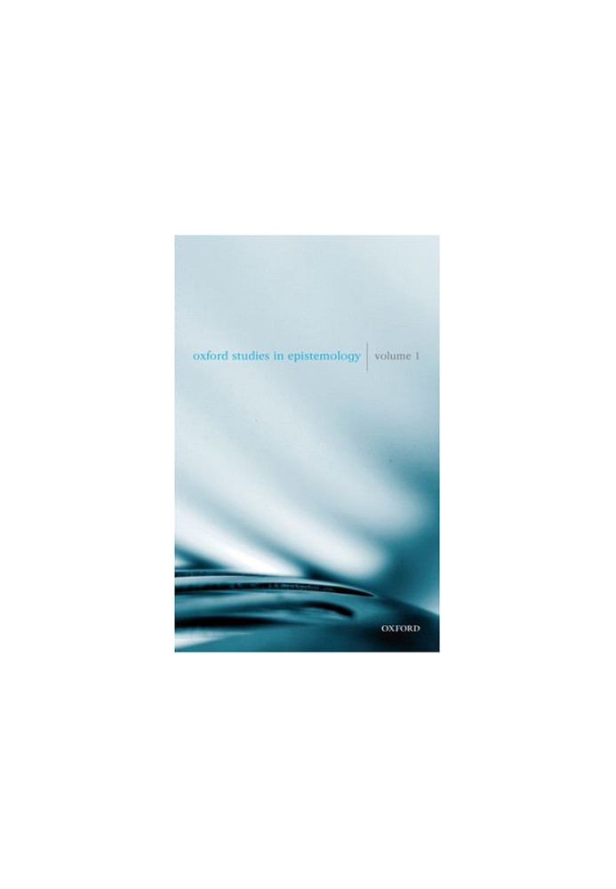 Oxford Studies in Epistemology