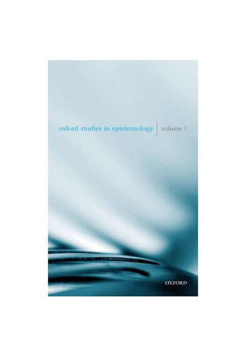 Oxford Studies in Epistemology