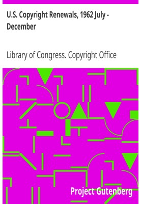Продление авторских прав в США, июль – декабрь 1962 г.